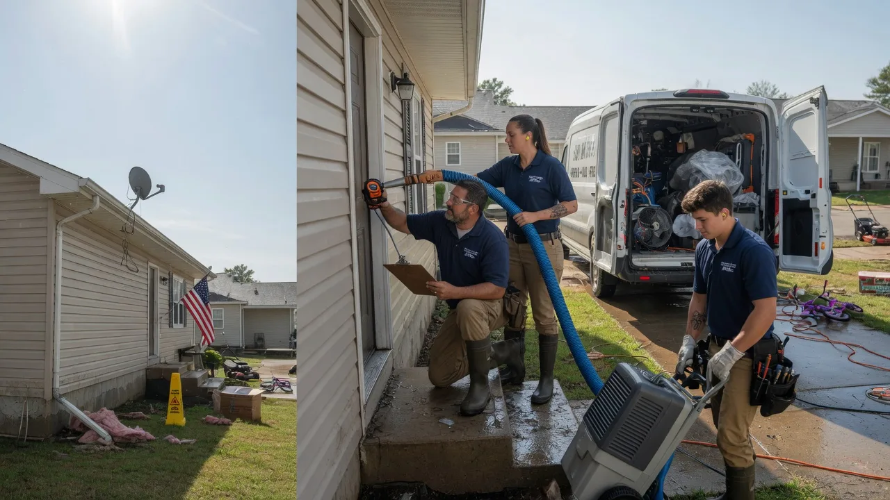 Ceiling Water Damage Restoration in Somerville, IN near me